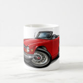 Rot-Auto Triumphs TR6 Kaffeetasse (Mittel)