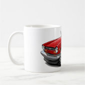 Rot-Auto Triumphs TR6 Kaffeetasse (Links)