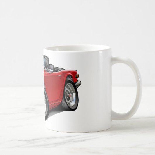 Rot-Auto Triumphs TR6 Kaffeetasse (Rechts)