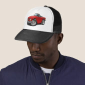 Rot-Auto Triumphs TR6 Truckerkappe (Beispiel)