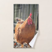 Rot Badhandtuch Set (Handtuch)