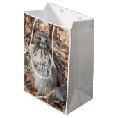 Rot band den verdoppelten Falken an Mittlere Geschenktüte (Vorderseite Schrägansicht)