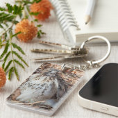 Rot band den verdoppelten Falken an Schlüsselanhänger (Vorderseite rechts)