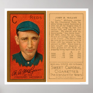 Rot-Baseball 1911 Larry McLean Poster
