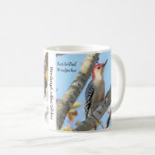 Rot-Bäuche-Woodpecker-Tasse Kaffeetasse (VorderseiteRechts)