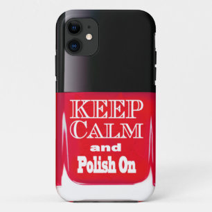 Rot behalten ruhigen Nagellack-Flasche iPhone 5 Case-Mate iPhone Hülle