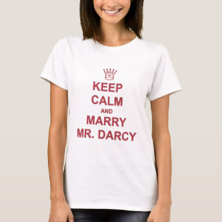 Rot - behalten Sie Ruhe und heiraten Sie Herrn T-Shirt