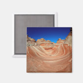 Rot, Beige und Gelb im Wind und Magnet (Vorderseite/Rückseite)