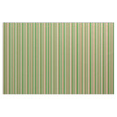 Rot, Beige und Waldgrün Linien/Streifen Muster Stoff (Yard (91,4 cm))
