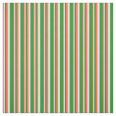 Rot, Beige und Waldgrün Linien/Streifen Muster Stoff (Muster)