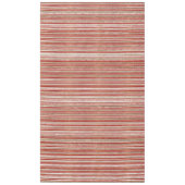 Rot, Beige und Weiß gestreiftes Muster Tischdecke (Vorderseite)