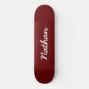 Rot benutzerdefinierbar skateboard