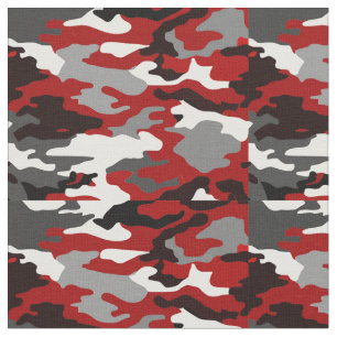 Rot beschattet Camouflage Stoff