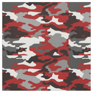 Rot beschattet Camouflage Stoff