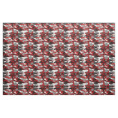 Rot beschattet Camouflage Stoff (Fat Quarter (45,7 x 55,9 cm))