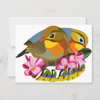 ROT-BILLIERTE LEIOTHRIX-VÖGEL - ALOHA