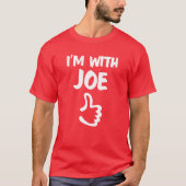 Rot bin ich mit Joe-Shirt T-Shirt (Vorderseite)