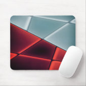 Rot bis graue Trapezoiden mit Option zum Ändern... Mousepad (Mit Mouse)