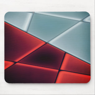 Rot bis graue Trapezoiden mit Option zum Ändern... Mousepad