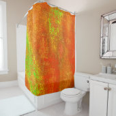 Rot bis Limon mit Grooves und gemaschter Farbe Duschvorhang (Beispiel)
