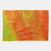 Rot bis Limon mit Grooves und gemaschter Farbe Geschirrtuch (Horizontal)