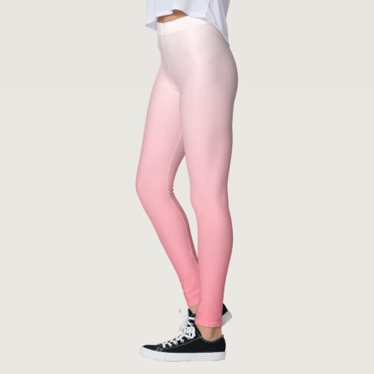 Rot bis Weißfarben Leggings (Links)
