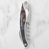 ROT BLACK BLUE CHERRBLOSS KUSTOMIZABLE CORKSCREW KELLNERMESSER (Rückseite)
