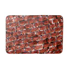 Rot, Blasen auf Reiben oder Backstein-Effekt? Meta Badematte