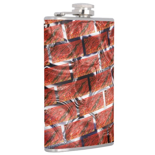 Rot, Blasen auf Reiben oder Backstein-Effekt? Meta Flachmann (Rechts)