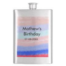 Rot-Blau-amerikanischer Junge Geburtstag hinzufüge