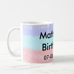 Rot-Blau-amerikanischer Junge Geburtstag hinzufüge Kaffeetasse