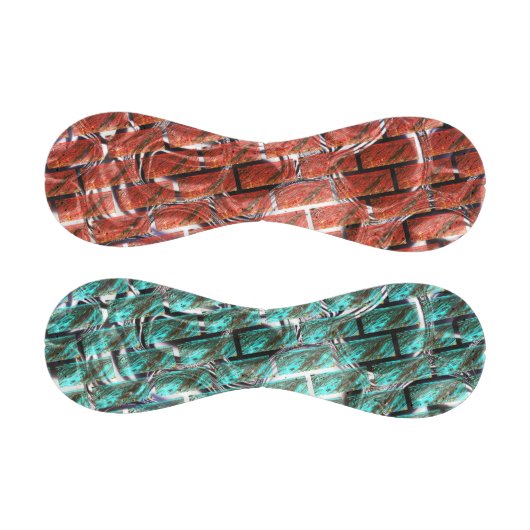 Rot blau, Blasen beim Reiben oder Backstein-Effekt Baseball (Paneele)