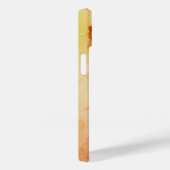 Rot-Blau-Blütenunterschrift Mit Monogramm Case-Mate iPhone Hülle (Rückseite / Rechts)