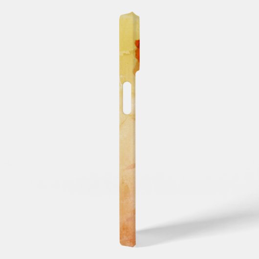 Rot-Blau-Blütenunterschrift Mit Monogramm Case-Mate iPhone Hülle (Rückseite / Rechts)