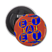 Rot-Blau-Ess-Flaschenöffner Flaschenöffner (Vorderseite)