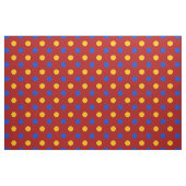 Rot Blau Gelb Polka Punkte Design  Stoff (Fat Quarter (45,7 x 55,9 cm))