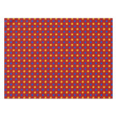 Rot Blau Gelb Polka Punkte Design Tischdecke (Vorderseite (Horizontal))