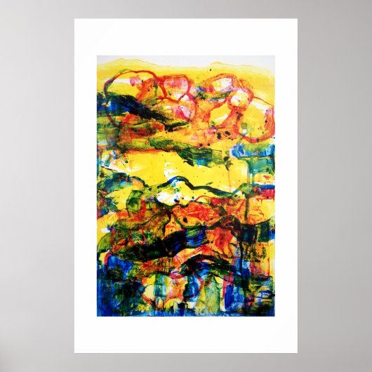 Rot, blau, gelb. poster (Vorne)