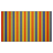 Rot Blau Gelb Streifen Muster Design Stoff (Fat Quarter (45,7 x 55,9 cm))