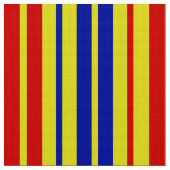 Rot Blau Gelb Streifen Muster Design Stoff (Nahaufnahme)