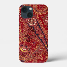 Rot, Blau, Gelb und Weiß Vintag Paisley Floral Case-Mate iPhone Hülle