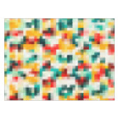 Rot-Blau-Gelb-Weiß Abstraktes Muster Tischdecke (Vorderseite (Horizontal))