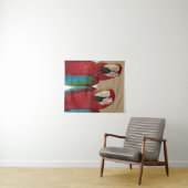 Rot, Blau, Grüne Macaws (Papageien) Wandteppich (Beispiel (Horizontal))