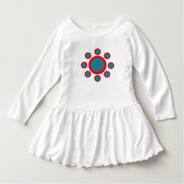 Rot-Blau-Henna-Muster Baby T-shirt
