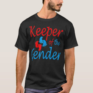 Rot-Blau-Hüterin des Gender Party-Konzepts für mic T-Shirt