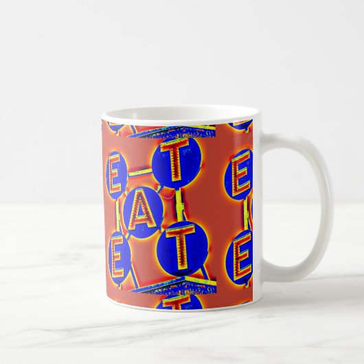 Rot/Blau isst Tasse (Rechts)