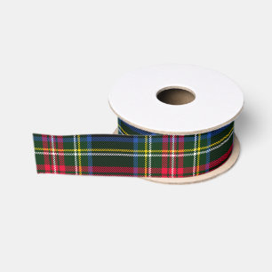 Rot & Blau Kariert Ripsband