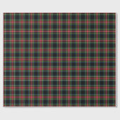 Rot & Blau kariertes Geschenkpapier (Flach)