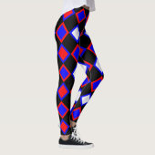 Rot Blau Leggings (Rechts)