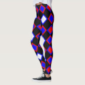 Rot Blau Leggings (Links)